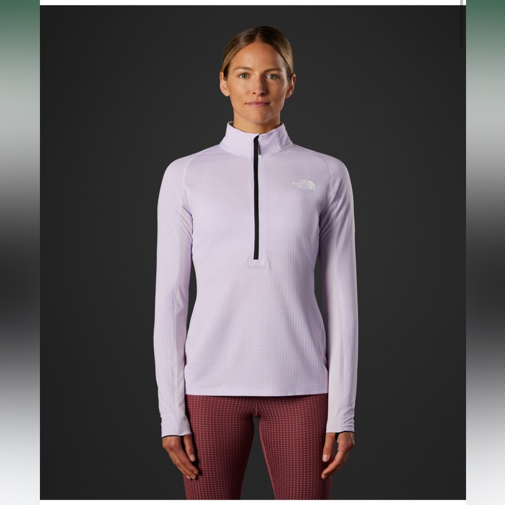 SET: The North Face Women's Summit Series Crevasse 1/2 zip in lilac and pants!